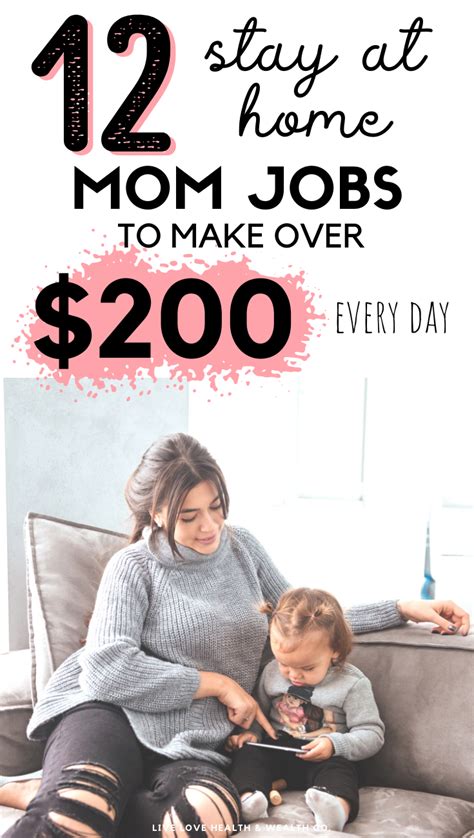 12 Flexible And Creative Jobs For Stay At Home Moms Live Love Health