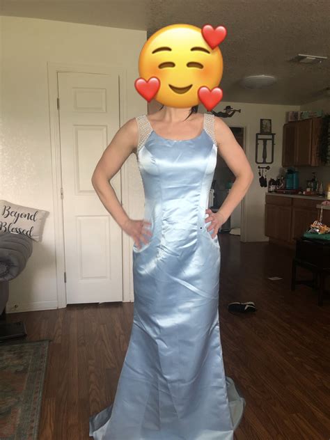 Chic Mermaid Prom Dresses Light Sky Blue Straps Modest Long Prom Dress