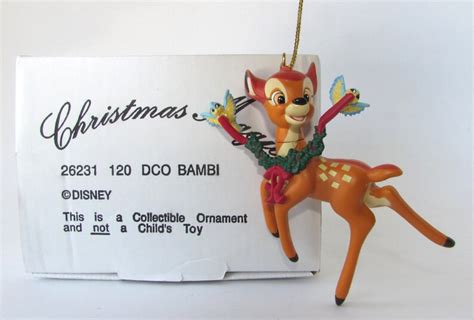 Bambi Ornament Christmas Magic Retired Collectible Tree Etsyde