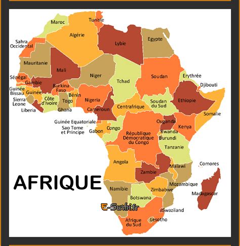 Carte Afrique Plan Géographie Arts Et Voyages