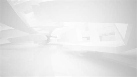 Abstract White Interior 3d Animation Rendering Stockvideos