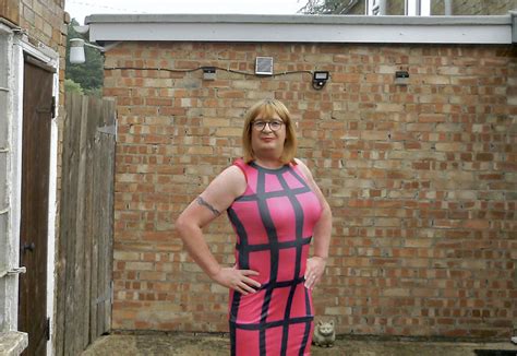 Pink Bodycon Dress Felicity The Chubby Tranny Flickr