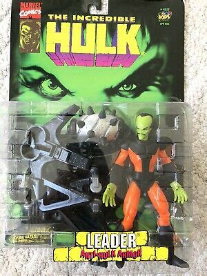 The Incredible Hulk- Leader w/ Anti-Hulk Armor Figure. NIB | eBay