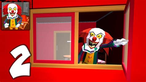 Neighbor Clown Scary Escape 3d Mobile Gameplay Walkthrough Part 2 Ios Android Youtube