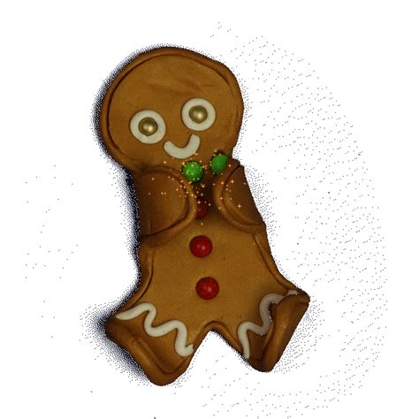 happy gingerbread man sticker by erma fiend for ios and android giphy