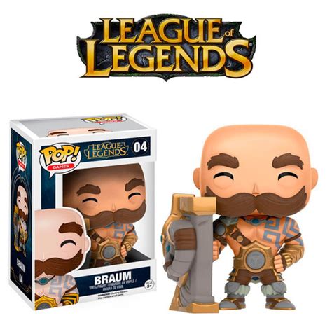 The line covers various characters from the league of legends game. Funko Pop! League Of Legends Lol - Braum - Exclusivo - R ...