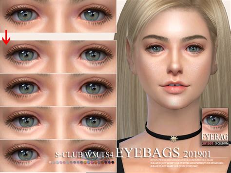 The Sims Resource S Club Wm Ts4 Skin Details Eyebags 201901