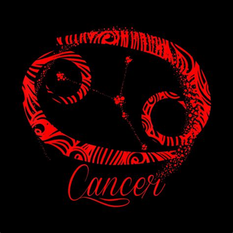 The two zodiac signs associated with the month of july are cancer and leo. Red Cancer Zodiac Sign Symbol Stars June July Birthday ...