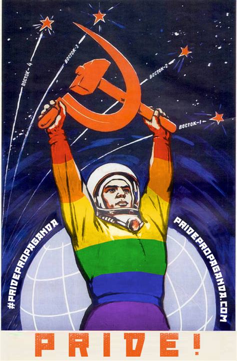 Classic Soviet Propaganda Images Turned Gay