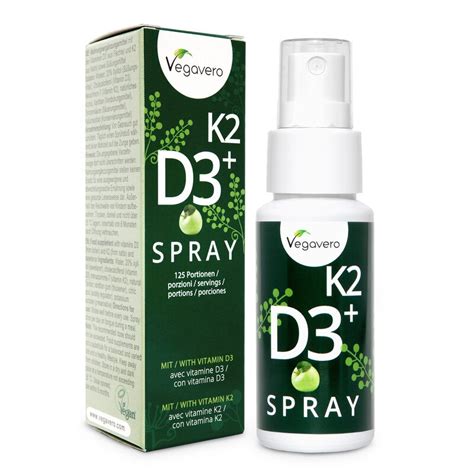 Separately, vitamin d3 and k2 both promote a healthy lifestyle. Vegavero Vitamin D3 + K2 spray | Buy Online, 20,90