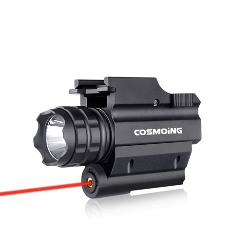 Buy Rail Ed Pistol Red Laser Light Combo Laser Combo And 600 Lumen
