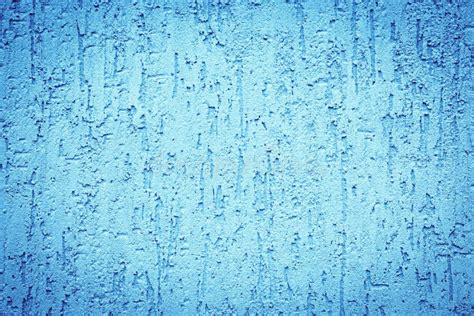 Background Of Light Blue Textured Stone Wall With Drips Stock Image
