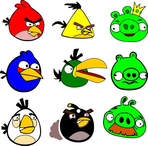 Angry Bird Templates Clipart Best