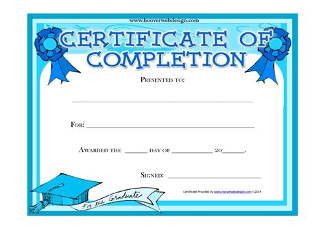 Pink and purple geometric creative completion certificate. Certificate Of Completion Award Certificate - PDF Format ...