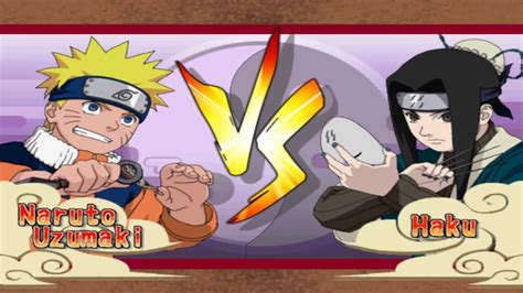 Naruto Clash Of Ninja Naruto Vs Haku Youtube