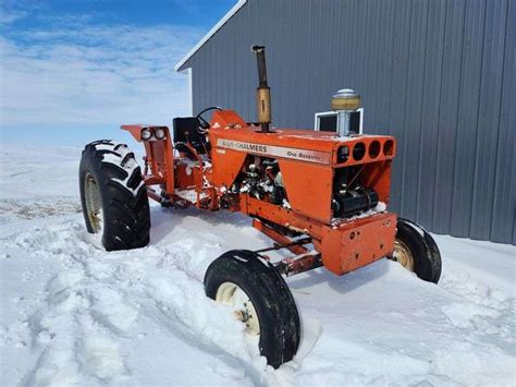 Allis Chalmers 170 Tractor 184x28 Rears 2 Hydra Fragodt Auction