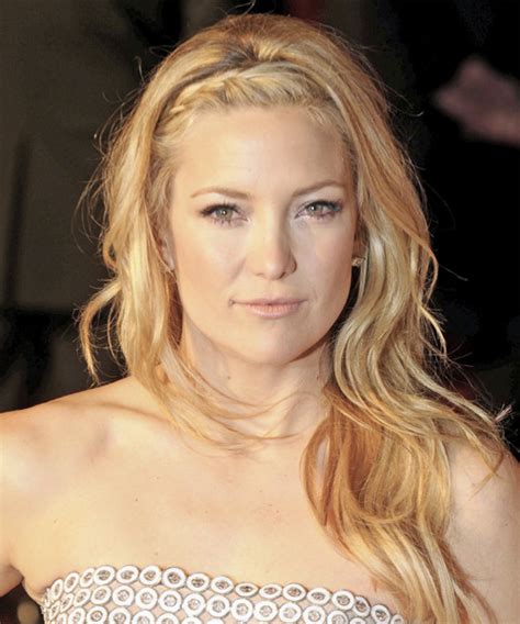 Maybe you would like to learn more about one of these? Kate Hudson Long Wavy Casual Hairstyle - Honey Blonde Hair ...