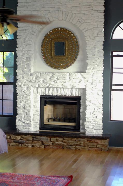 There is a wild debate out there. White stone fireplace - does it provide a feasible ...