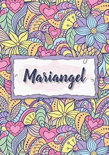Mariangel Cuaderno A5 Nombre Personalizado Mariangel Regalo De