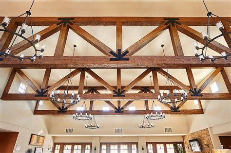 Homeowners often want to create a vaulted ceiling design. Vaulted Ceiling Trusses | Decorative Faux Beam Truss Kits ...