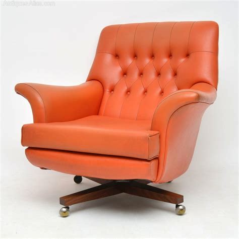 Novogratz vintage tufted armchair, blue velvet. Antiques Atlas - Pair Of Vintage G- Plan Swivel Armchairs