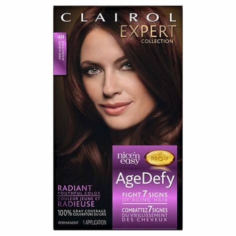 Clairol hair color hair colors daughter colored hair haircolor daughters hair color. Clairol Nice'N Easy Age Defy Expert Hair Color - 4R Dark ...