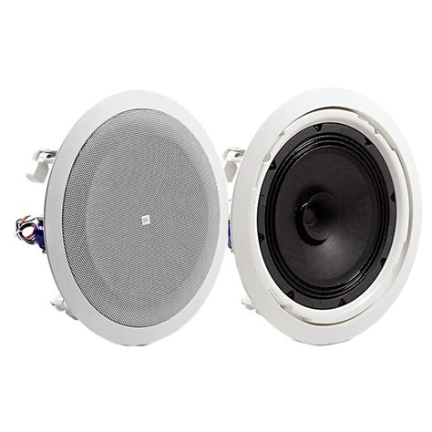 With its contemporary grill design. JBL 8128 8 inch In-Ceiling Speakers - Pair