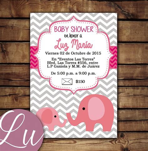 Invitacion Baby Shower Plantilla De Invitación De Baby Shower