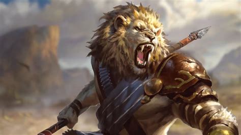 A Guide To Leonin A Playable Race Added With The Mythic Odysseys Of