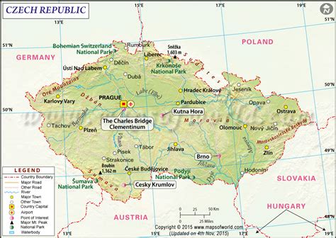 Czech Republic Map 
