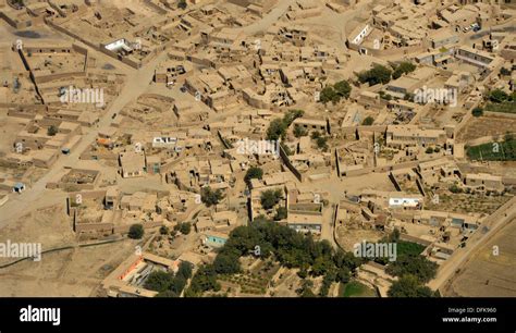 Aerial View Of An Afghan Village In The Western September 15 2013