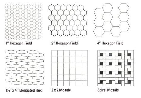Hex Mosaics Mosaic Hexagon Hex