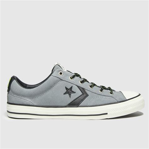 Converse Grey Star Player Ox Trainers Trainerspotter