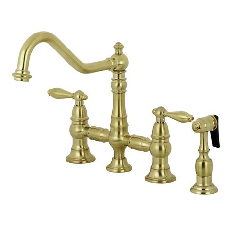 The top countries of supplier is china, from which the. Kingston Brass Restoration 2-Handle Bridge Kitchen Faucet ...