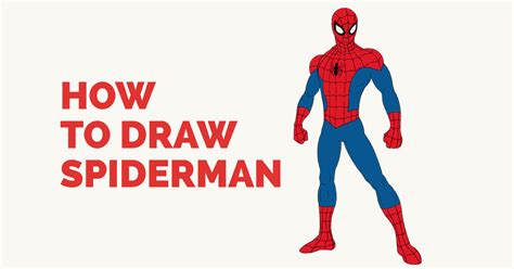 How To Draw Spiderman Easy Step By Step Spiderman Drawing Tutorial For