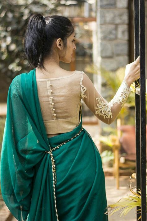 Germany Chiffon Saree Blouse Back Designs 2017 Boohoo Top 8 Most Trending Blouse Back Neck