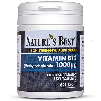 Best vitamin b12 supplements uk. Vitamin B12 | 100µg High Strength Tablets | Nature's Best