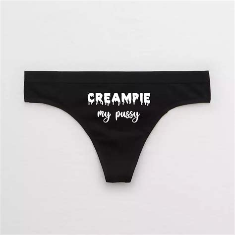 creampie my pussy thong celestial red shop