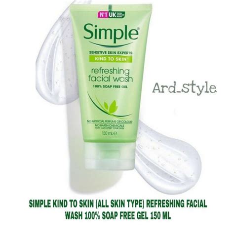 Jual Simple Kind To Skin All Skin Type Refreshing Facial Wash 100