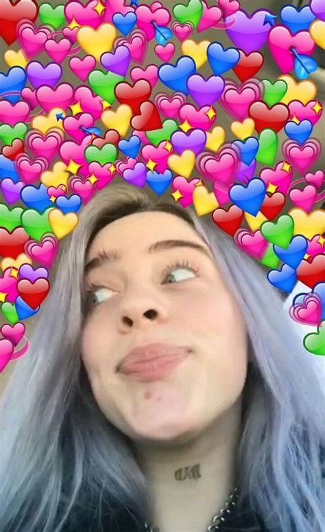 Billie Eilish Heart Meme Wholesome Memes Love Memes Funny Faces My