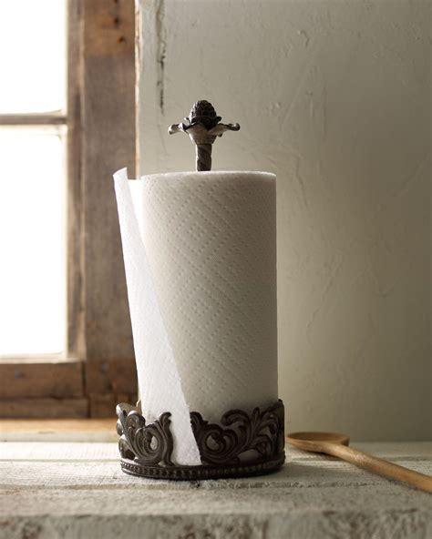 G G Collection Paper Towel Holder | Paper towel holder, Towel holder, Metal paper towel holder