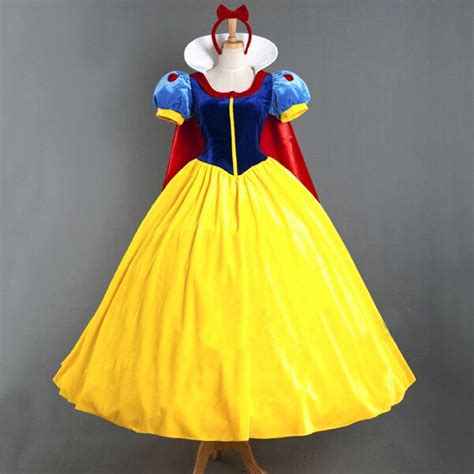 Women Fantasia Princess Snow White Cosplay Costume Carnival Disfraces