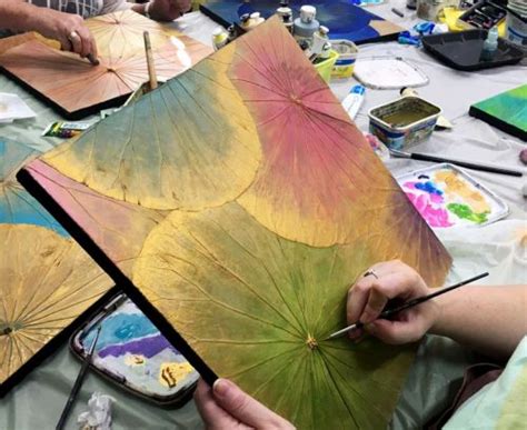 Fohacarg Lotus Leaf Painting Workshop 5th August Sunday