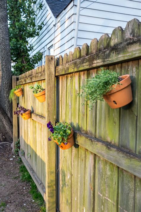 How To Make A Fence Herb Garden Our Richmond Fixer Upper Hanging