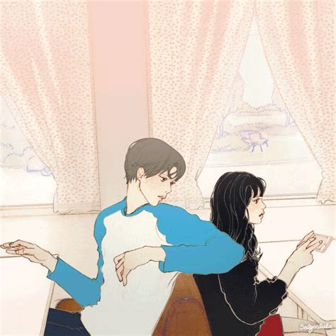 Couple Illustration Photography Illustration Illustration Art Korean