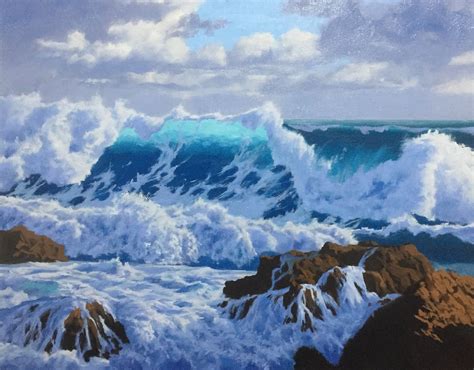 How To Paint A Dramatic Seascape Samuel Earp Artist