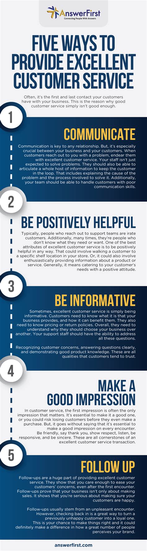 What Is Excellent Customer Service Answerfirst