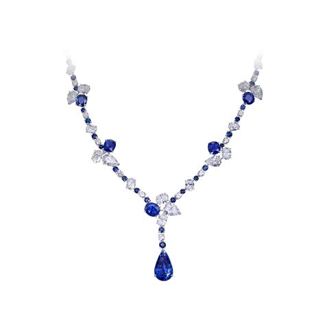 Diamond And Sapphire Necklace Moussaieff Moussaieff
