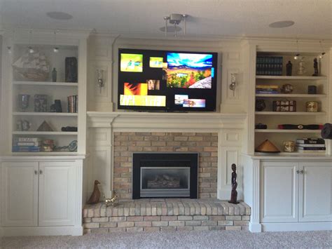 Maybe you would like to learn more about one of these? Fireplace with shelving unites on each side | Fireplace ...