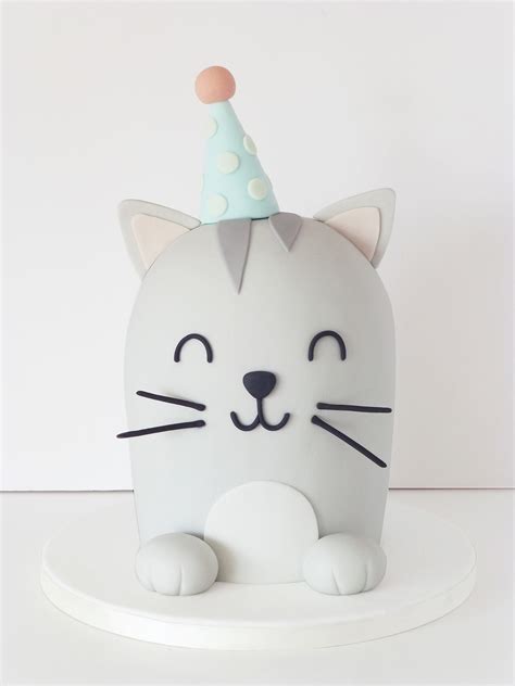 Then, we shared the rest with our neighbors. Soooooo CUTE! Cat cake #cat #cake #catcake … | Cake designs for kids, Birthday cake for cat, Cat ...